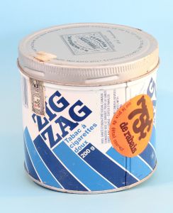 Zig Zag Mild Cigarette Tobacco Tin