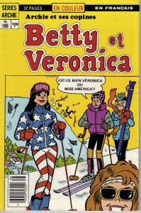 Archie et ses copines Betty et Veronica #186 French Comic Book 1987