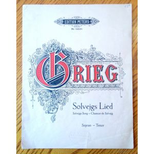 Antique GRIEG EDVARD Sheet Music