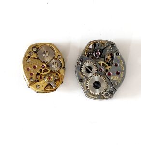 2 Bulova Swiss Watch Movements for Parts