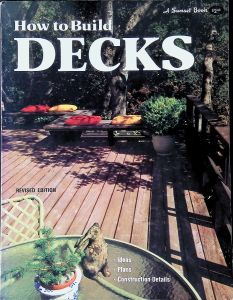 A Sunset Book How to Build Decks 1975
