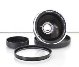 Digital Optics Ultra Wide 0.38x W/Macro Lens Bower 25-37 Bower UV 62mm Filter