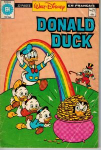 Walt Disney Donald Duck #21 French Comic Book 1979