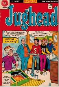 Jughead #89 French Comic Book 1980