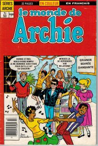 le monde de Archie #53 French Comic 1987
