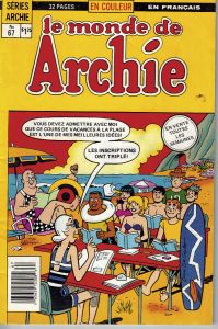 Le Monde De Archie #67 French Comic Book 1989
