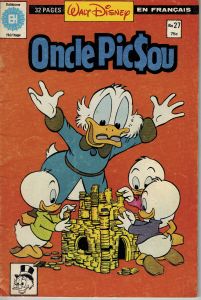 Oncle Picsou #27 French Comic Book 1983