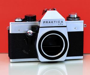 German SLR Film Camera Body Pentacon Praktica