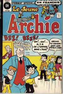 Le Jeune Archie #1 French Comic Book 1973