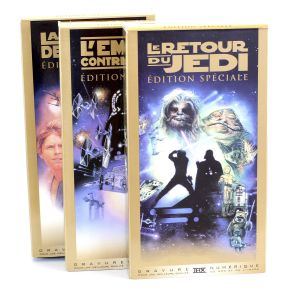 Star Wars Trilogy Special Edition 3 VHS Cassette Version Francaise