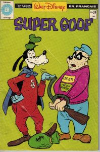 Walt Disney Super Goof #24 Comic Book 1983