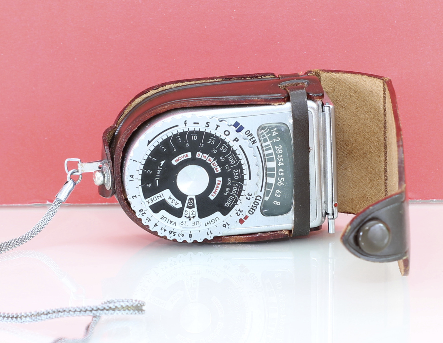 Sekonic L-6 esposimetro esposizione con custodia in pelle made in Japan non testato H16 